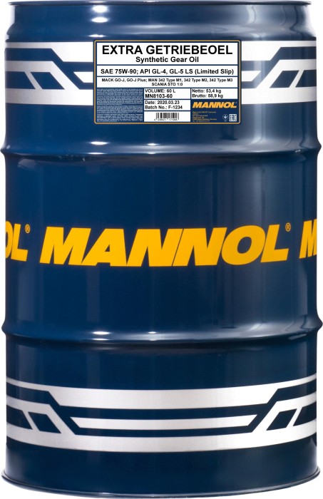 Mannol Extra Getriebeöl 75W-90 60l (MN8103-60)