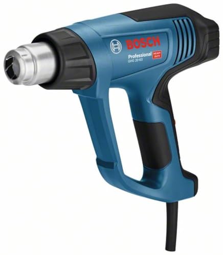 Bosch Professional GHG 20-63 heat gun (2000 W, 50–630° temperature range, display, in carton)