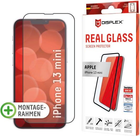 Displex Real glass full cover for Apple iPhone 13 mini (01484)