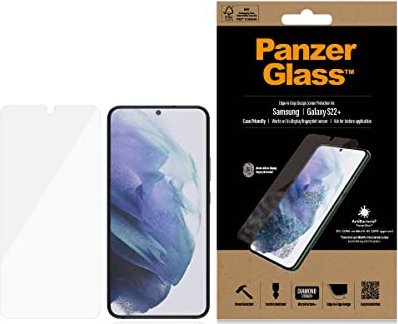 PanzerGlass Edge-to-Edge case Friendly AntiBacterial for Samsung Galaxy S22+ black (7294)