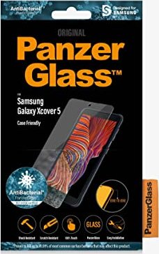 PanzerGlass Edge-to-Edge case Friendly AntiBacterial for Samsung Galaxy Xcover 5 black (7267)