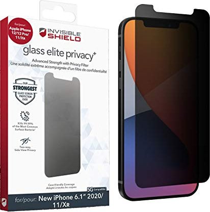 ZAGG invisibleSHIELD glass elite Privacy+ for Apple iPhone iPhone 12 Pro/iPhone 12 (200106722)