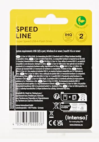 Intenso Speed Line 64GB, USB-A 3.0 (3533490)