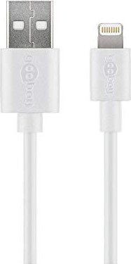 Wentronic Goobay Lightning/USB-A charging and sync cable 2.0m white (72907)