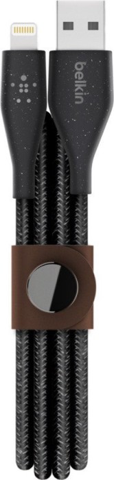 Belkin BoostCharge USB-A to Lightning with strap 1.2m black (F8J236bt04-BLK)
