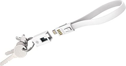 XLayer Key cable Colour Line USB-A/Apple Lightning 0.2m white (213998)