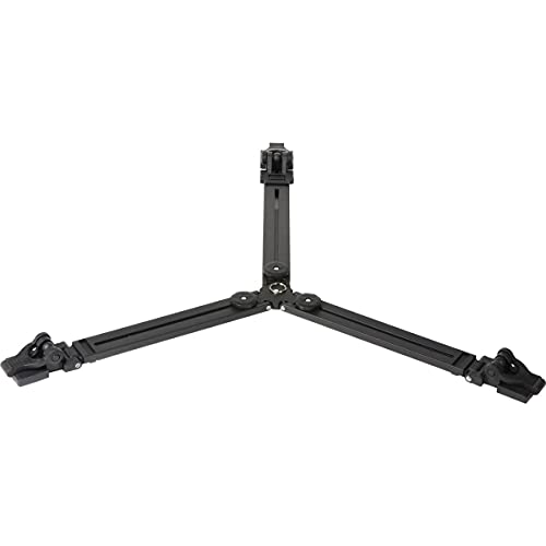 Manfrotto 165MV Ground Level Tripod Spreader For Video Tripods Fitted With Twin Spiked Metal Feet, Black