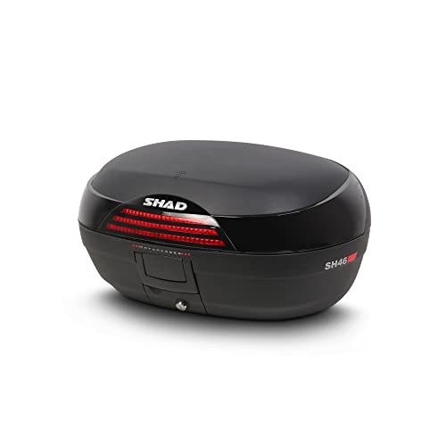 Shad Motorcycle Top Box. SH46 Black. D0B46200. Rear Luggage Trunk For Motorbike or Scooter.
