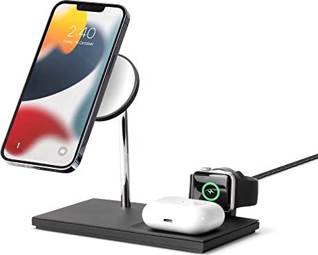 Native Union Snap 3in1 magnetic wireless Charger black (SNAP-3IN1-BLK-EU)