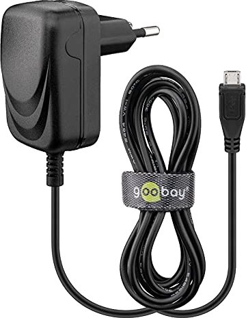 Wentronic micro USB charger 1A black (49529)