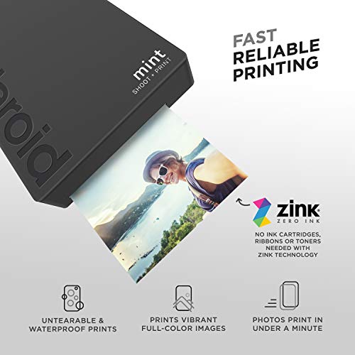 Polaroid Mint 2-in-1 Instant digital Camera black (POL-SP02B)