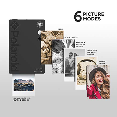 Polaroid Mint 2-in-1 Instant digital Camera black (POL-SP02B)