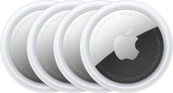 Apple AirTag white/silver, 4-pack (MX542ZM/A)