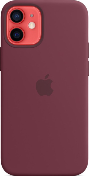 Apple iPhone 12 mini Silicone Case with MagSafe Plum (MHKQ3ZM/A)