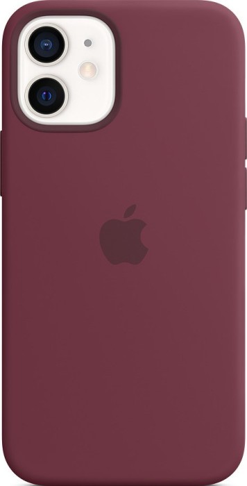 Apple iPhone 12 mini Silicone Case with MagSafe Plum (MHKQ3ZM/A)