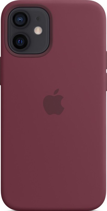 Apple iPhone 12 mini Silicone Case with MagSafe Plum (MHKQ3ZM/A)