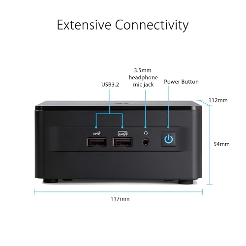 Intel Kit NUC 12 Pro NUC12WSHi5 UCFF Noir i5-1240P