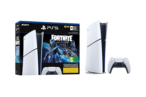 Sony Playstation 5 Slim digital Edition - 1TB Fortnite Cobalt Star Bundle white (1000045171)