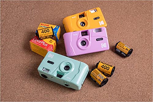 Navitech Lightweight Aluminium Tripod Compatible With Kodak M35 Film Camera green
