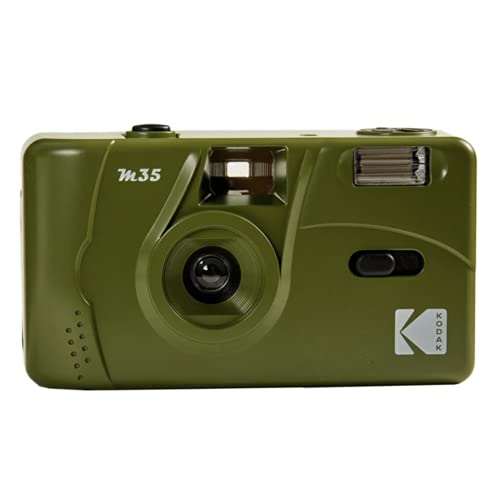 Navitech Lightweight Aluminium Tripod Compatible With Kodak M35 Film Camera green