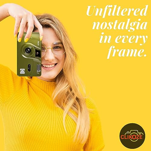 Navitech Lightweight Aluminium Tripod Compatible With Kodak M35 Film Camera green
