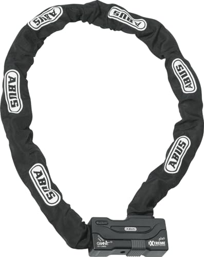 ABUS lock and chain combination Granit Extreme Plus 59 - motorbike lock made of 12 mm hexagonal chain - ABUS security level 20 - 110 cm chain length