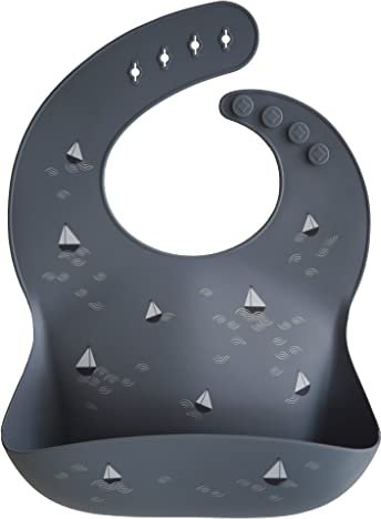 Mushie silicone bib boat (MUS120041)