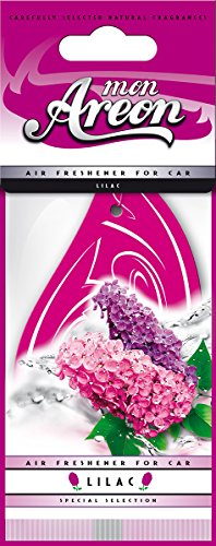 AREON Mon Car Air Freshener Lilac Pink Flower Hanging Set Multi Pack of 10