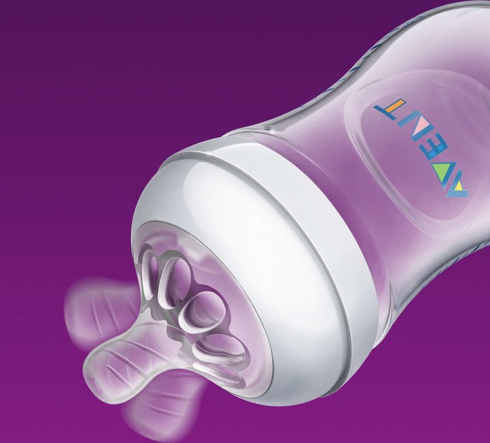 Philips Avent SCF030/27 Naturnah Trinkflaschen-Set, 2-tlg