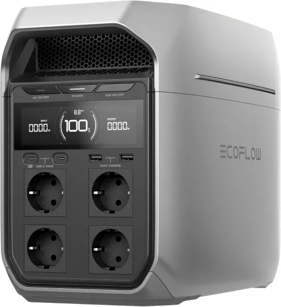EcoFlow DELTA 3 Power station solar generator, 1024Wh