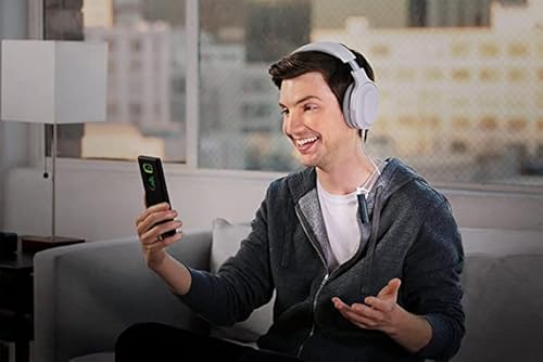 Razer Seiren BT: Bluetooth Microphone for Mobile Streaming (Android, iPhone/iOS) - Clip-On Design - Wireless Lavalier Lapel Omnidirectional Mic - 2 Wind Socks - 3.5MM Port - Great for Vlogging, Black