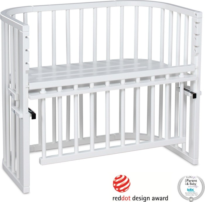 Babybay Maxi Comfort Plus extra bed white painted (190112)