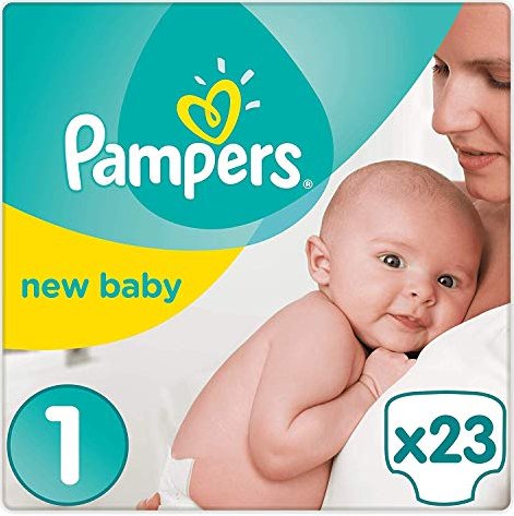 Pampers Premium Protection New Baby Gr.1 Einwegwindel, 2-5kg, 22 Stück