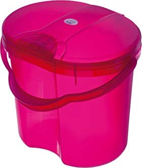 Rotho Babydesign top napkin pail translucent pink (20002-0210)