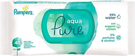 Pampers Aqua Pure Feuchttücher, 48 Stück