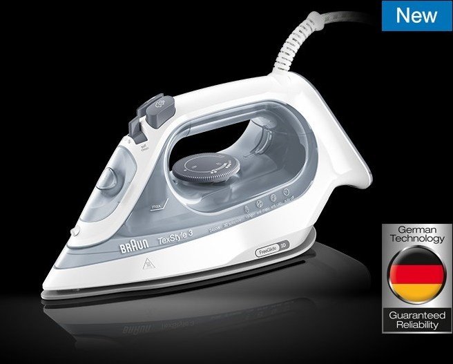 Braun SI 3054 GY TexStyle 3 steam iron