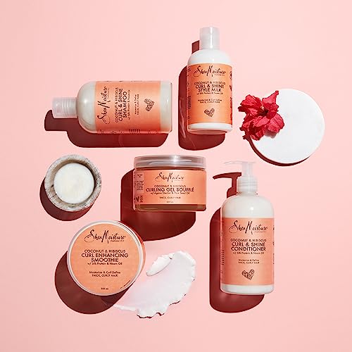 Shea Moisture Coconut & Hibiscus sulphate free shampoo Curl & Shine Shampoo for thick, curly hair, 384ml