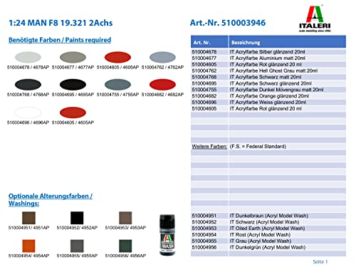 Italeri MAN F8 19.321 4x2 (3946)