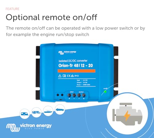 Victron Energy DC DC converter insulated Orion-Tr 48/12-20A (240W) (ORI481224110)
