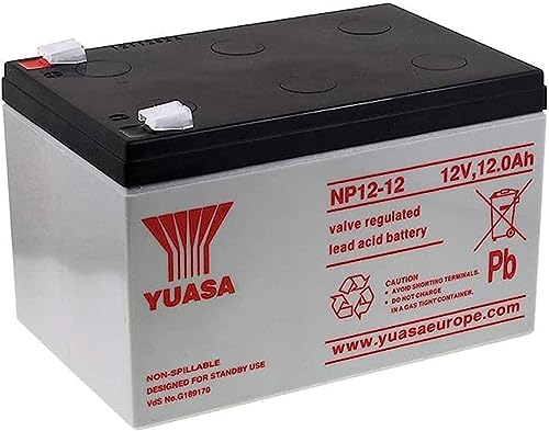 NP14-12 Ultramax 12v 12Ah Lead Acid Battery Replaces yuasa NP12-12