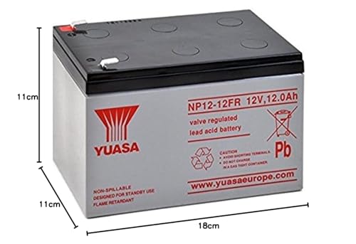 NP14-12 Ultramax 12v 12Ah Lead Acid Battery Replaces yuasa NP12-12
