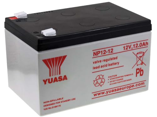 NP14-12 Ultramax 12v 12Ah Lead Acid Battery Replaces yuasa NP12-12