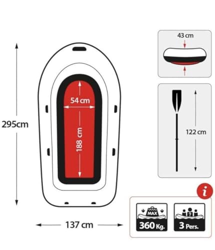 Intex Seahawk 3 rubber raft set