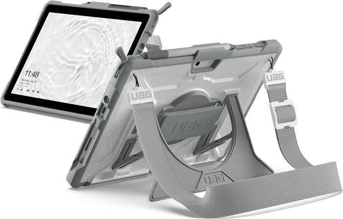 UAG Plasma Healtcare Handstrap case Microsoft Surface Go 3/Go 2/Go white/grey (321073B14130)