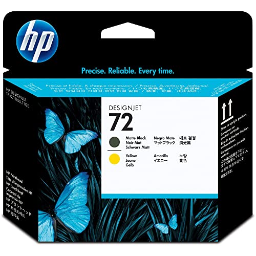 HP Druckkopf 72 schwarz matt/gelb (C9384A)