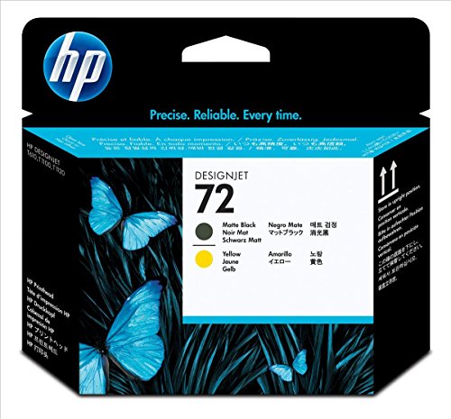 HP Druckkopf 72 schwarz matt/gelb (C9384A)