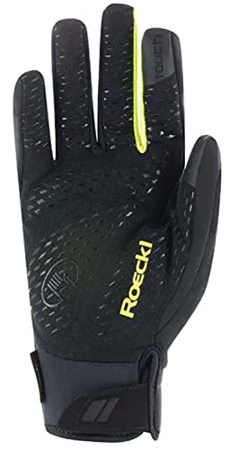 Roeckl Ranten Fahrradhandschuhe schwarz/gelb (10-110033-9210)