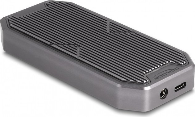 DeLOCK Externes Gehäuse für M.2 NVMe SSD RGB, USB-C 3.2 (42015)