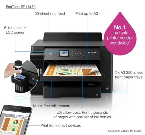 Epson EcoTank ET-16150, Tinte, mehrfarbig (C11CJ04401)