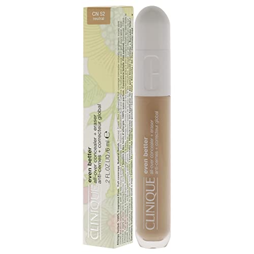 Clinique Even Better All-Over Concealer Plus Eraser - CN 52 Neutral For Women 0.2 oz Concealer